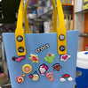 CROCS MEDIUM MULTI PURPOSE SILICON BAG WITH (CHARMS)
