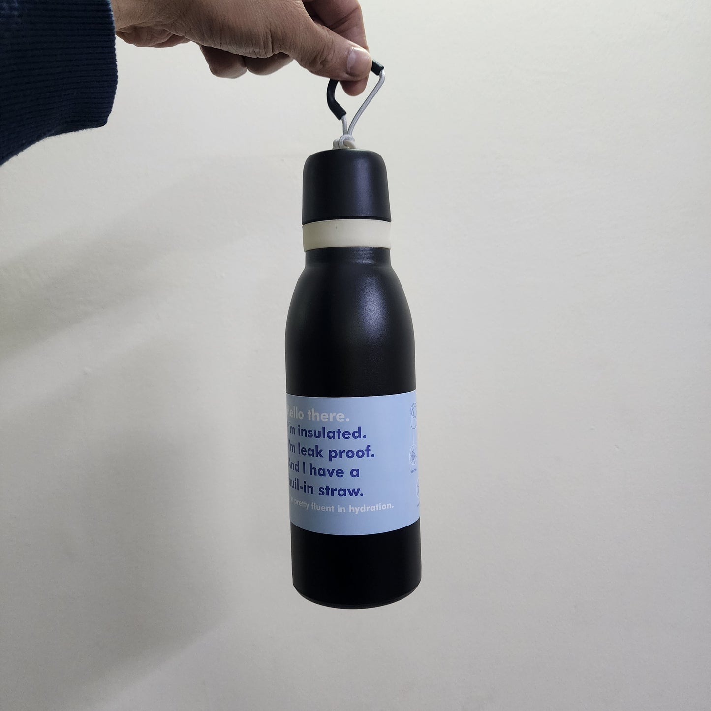 FreeSip Twist Insulated Stainless Steel Water Bottle with Straw for Sports and Travel, BPA-Free [24-oz , 800 ml]