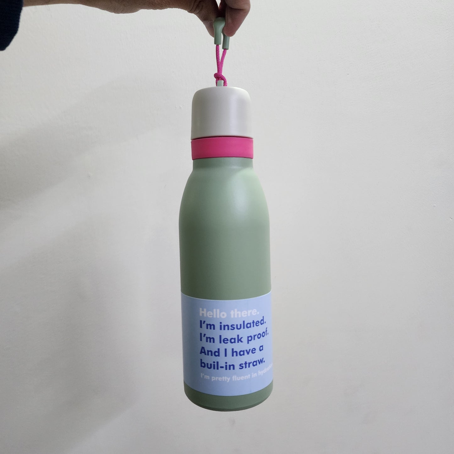 FreeSip Twist Insulated Stainless Steel Water Bottle with Straw for Sports and Travel, BPA-Free [24-oz , 800 ml]