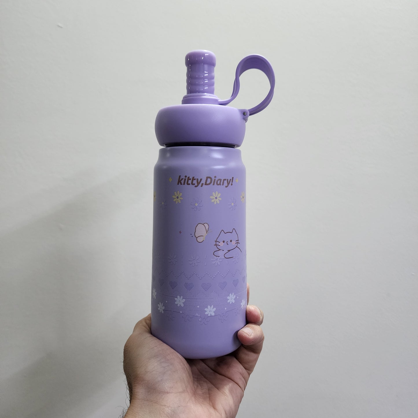 Cute Insulated Bottles SUS 316, volume 500ml , Hot and cold [ Stainless Steel ]