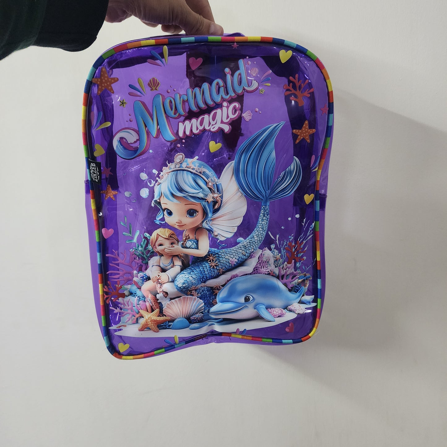 Jelly / Neon Colorfull Lightweight Backpack for Kids [ 12 X 8 X 4 ]