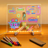 DIY 3d Rewritable Message Board with Ligth & 7 pens