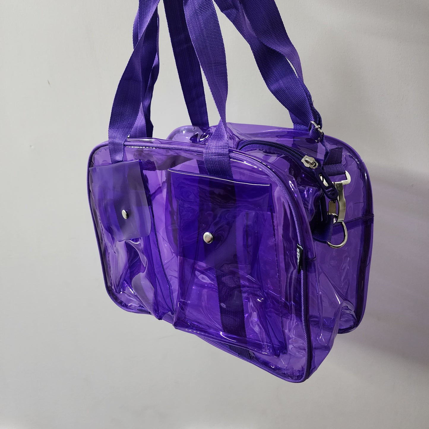 Tote/Jelly/Neon Bags with Two Pockets [ 15 X 9 X 6.5 ]