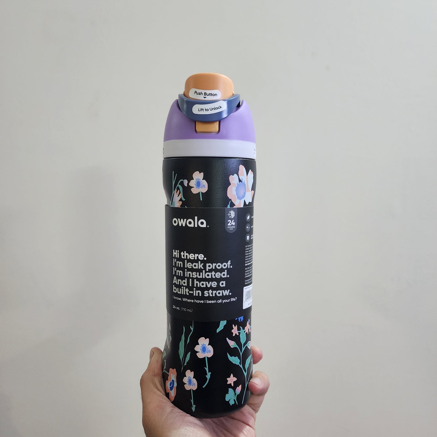 Owala FreeSip Insulated ss Water Bottle with Straw [ 710 ml ]