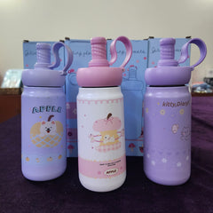 Cute Insulated Bottles SUS 316, volume 500ml , Hot and cold [ Stainless Steel ]
