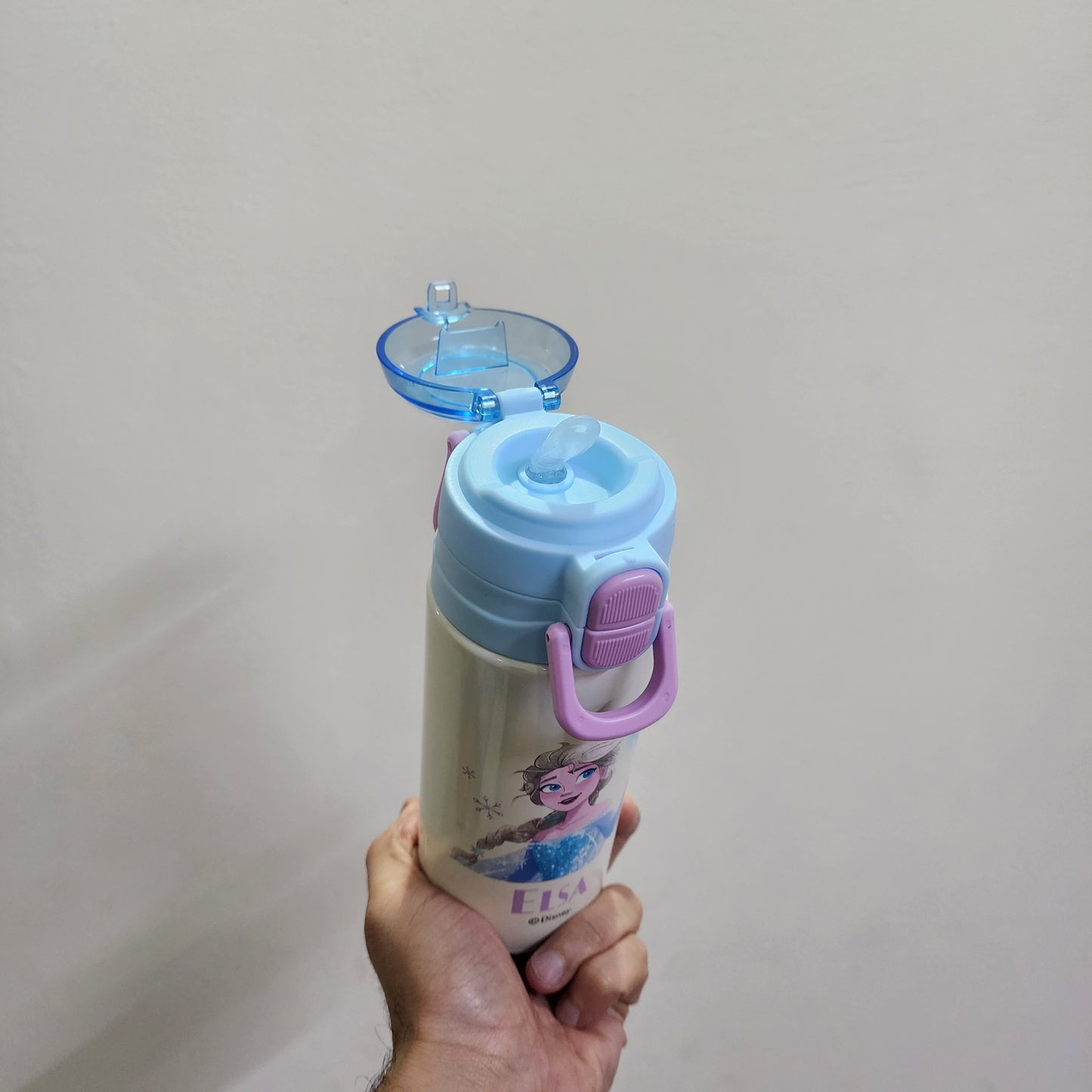 Disney Cartoon-Themed 316 StainSteel Water Bottles - Mickey Mouse, Elsa , Chibi Maruko & Lotso | Double Lid (Straw & Sip)