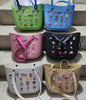 Crocs Large Multipurpose Silicon Bag with [Charms ]