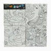 WOODEN FRAME CANVAS PAINTING 4 PIECE SET ( EIGHT COLOR SHADES ) ( 15 X 15cm )
