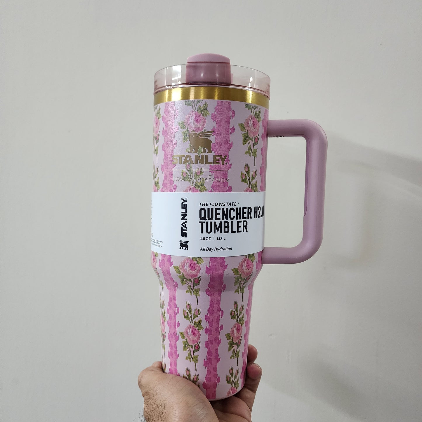 STANLEY X LOVESHACKFANCY QUENCHER TUMBLER [ 40 OZ , 1.18L ]