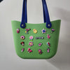Crocs Large Multipurpose Silicon Bag with [Charms ]