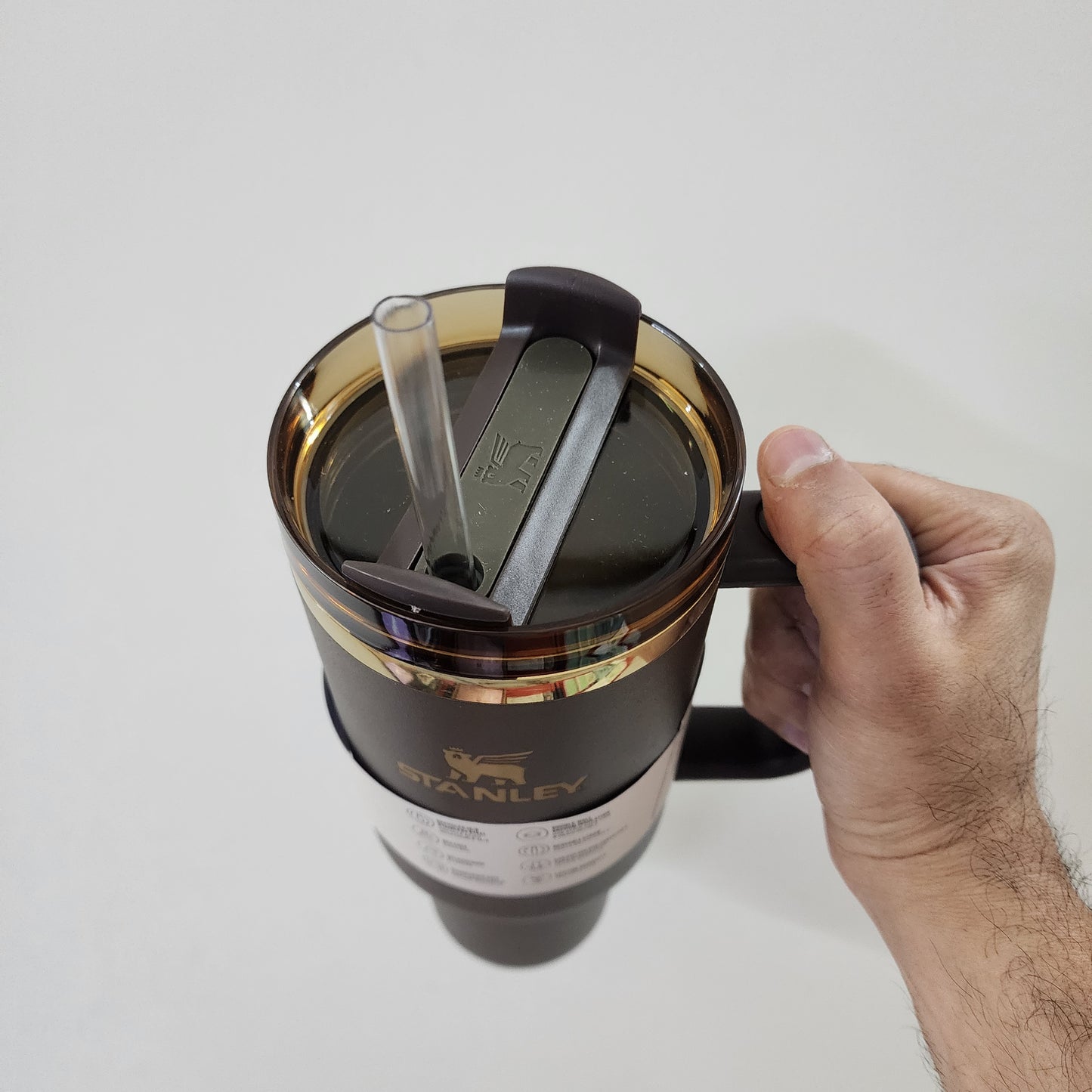 LIMITED EDITION CHOCOLATE GOLD STANLEY QUENCHER TUMBLER [ 40 OZ , 1.18L ]